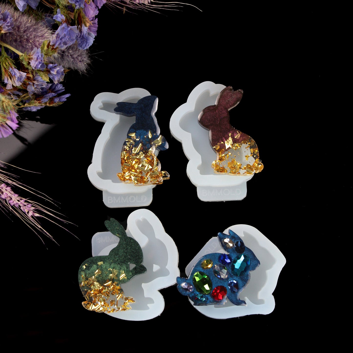 Bunny Silicone Resin Mold - Design 3