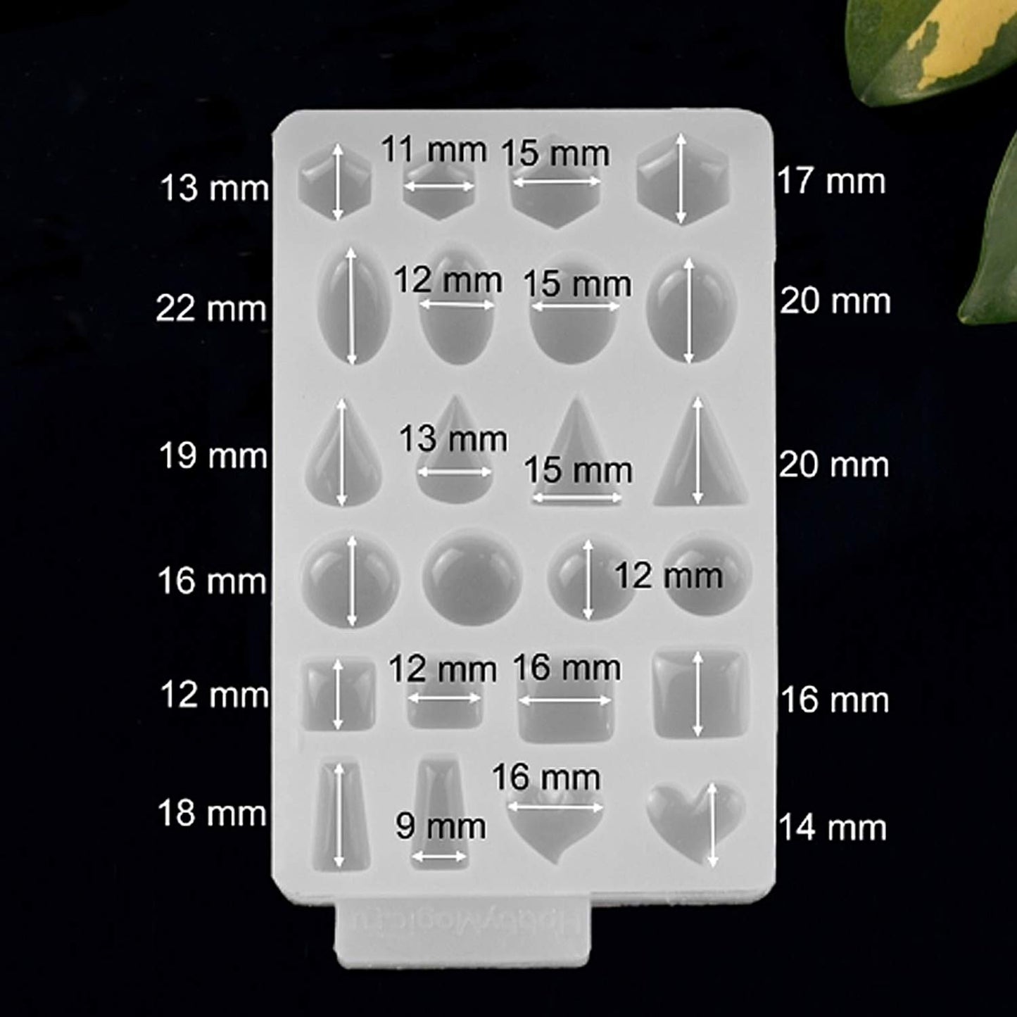 24-in-1 Silicone Mold Set for Earrings and Jewelry