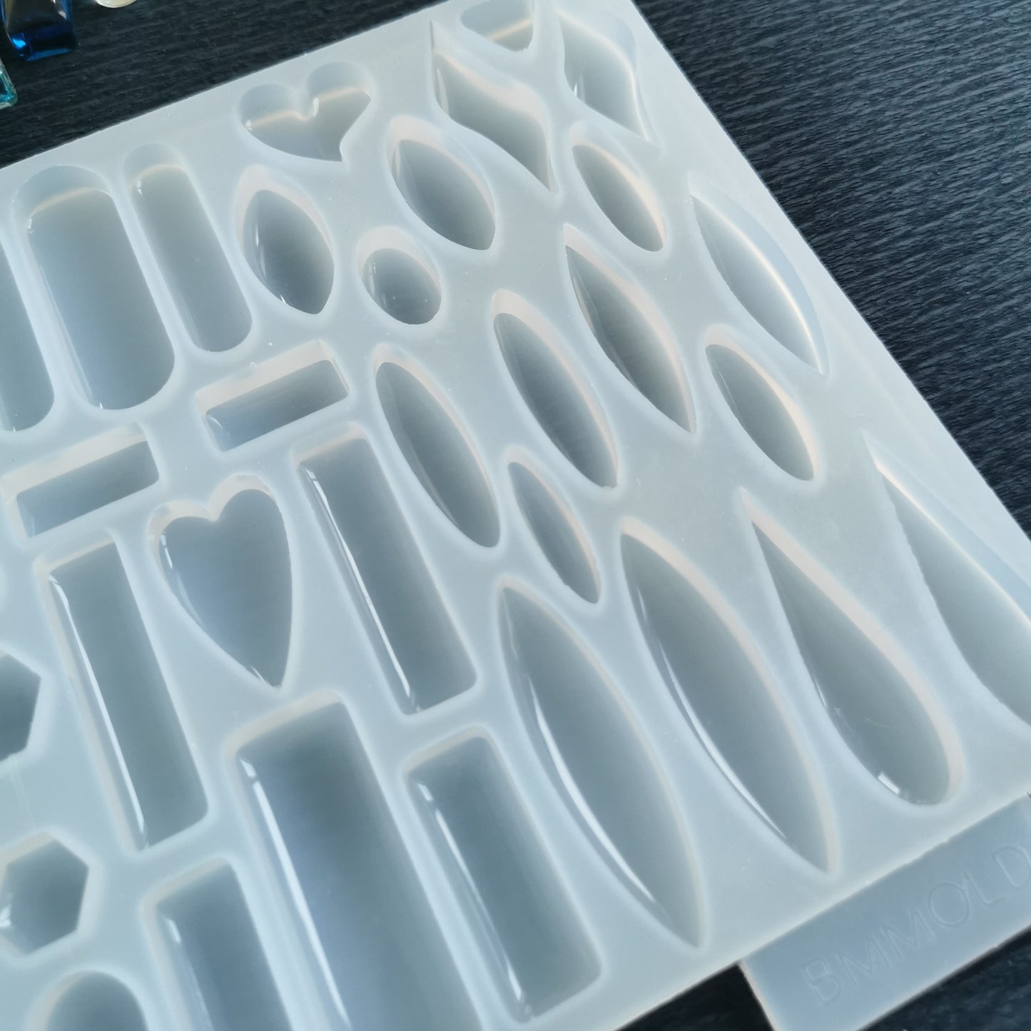 Large 66-in-1 Resin Silicone Mold For Unique Jewelry