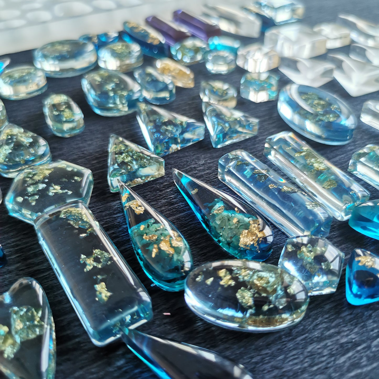 Large 66-in-1 Resin Silicone Mold For Unique Jewelry