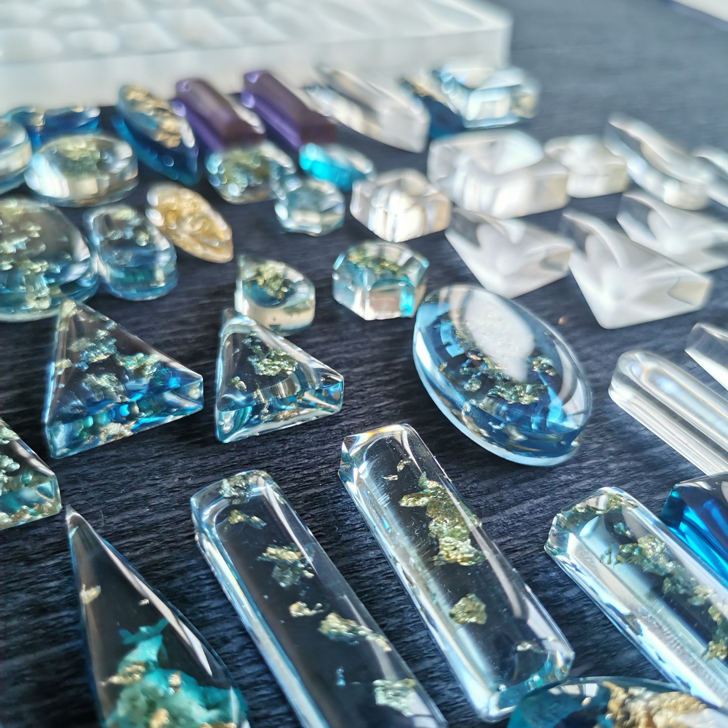 Large 66-in-1 Resin Silicone Mold For Unique Jewelry