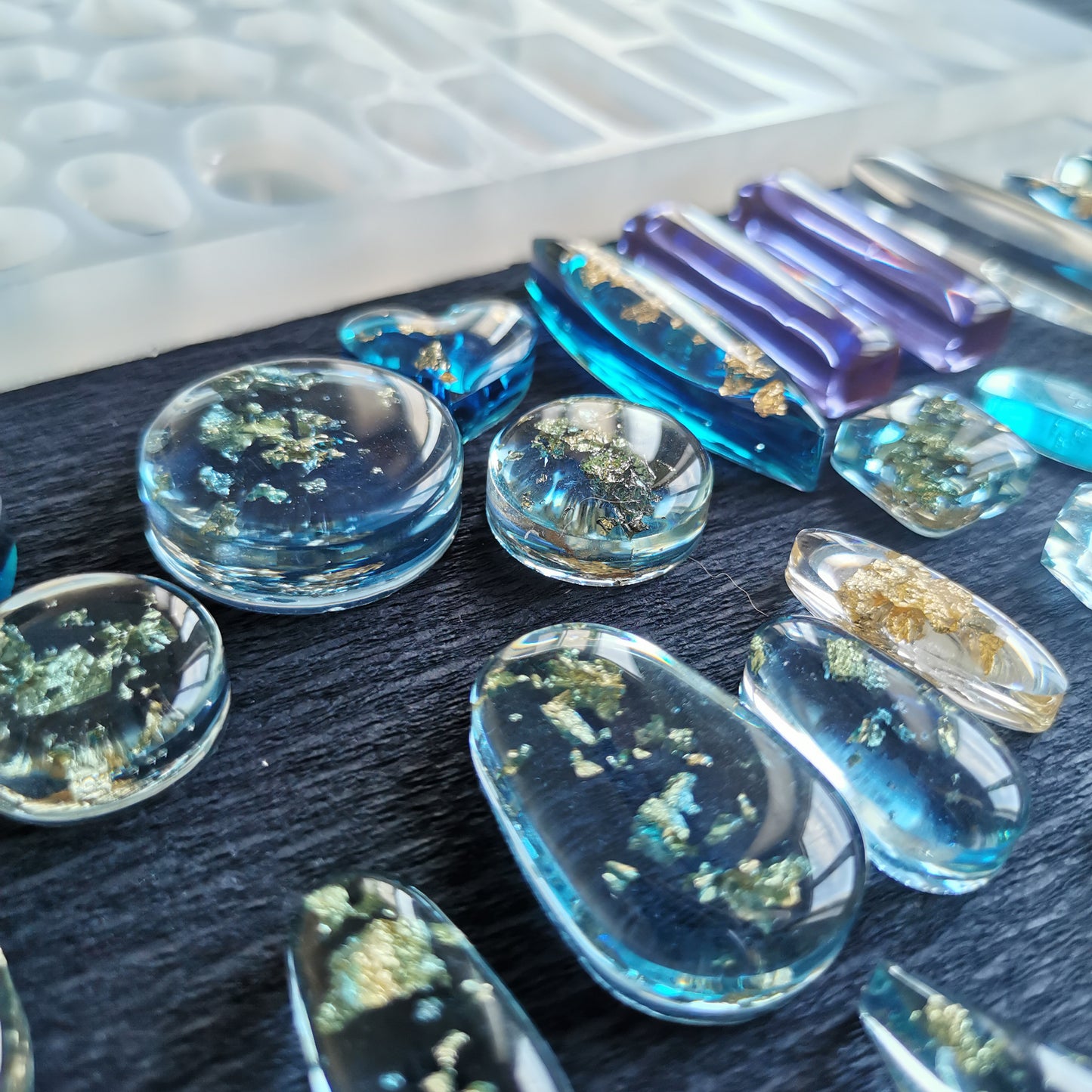 Large 66-in-1 Resin Silicone Mold For Unique Jewelry
