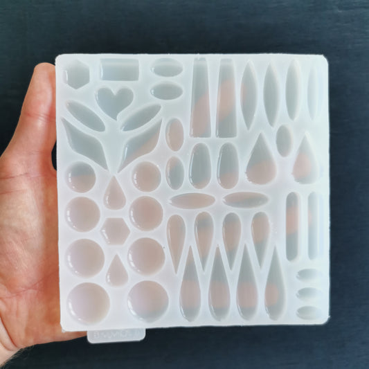 48-in-1 Resin Silicone Mold For Unique Jewelry Pieces