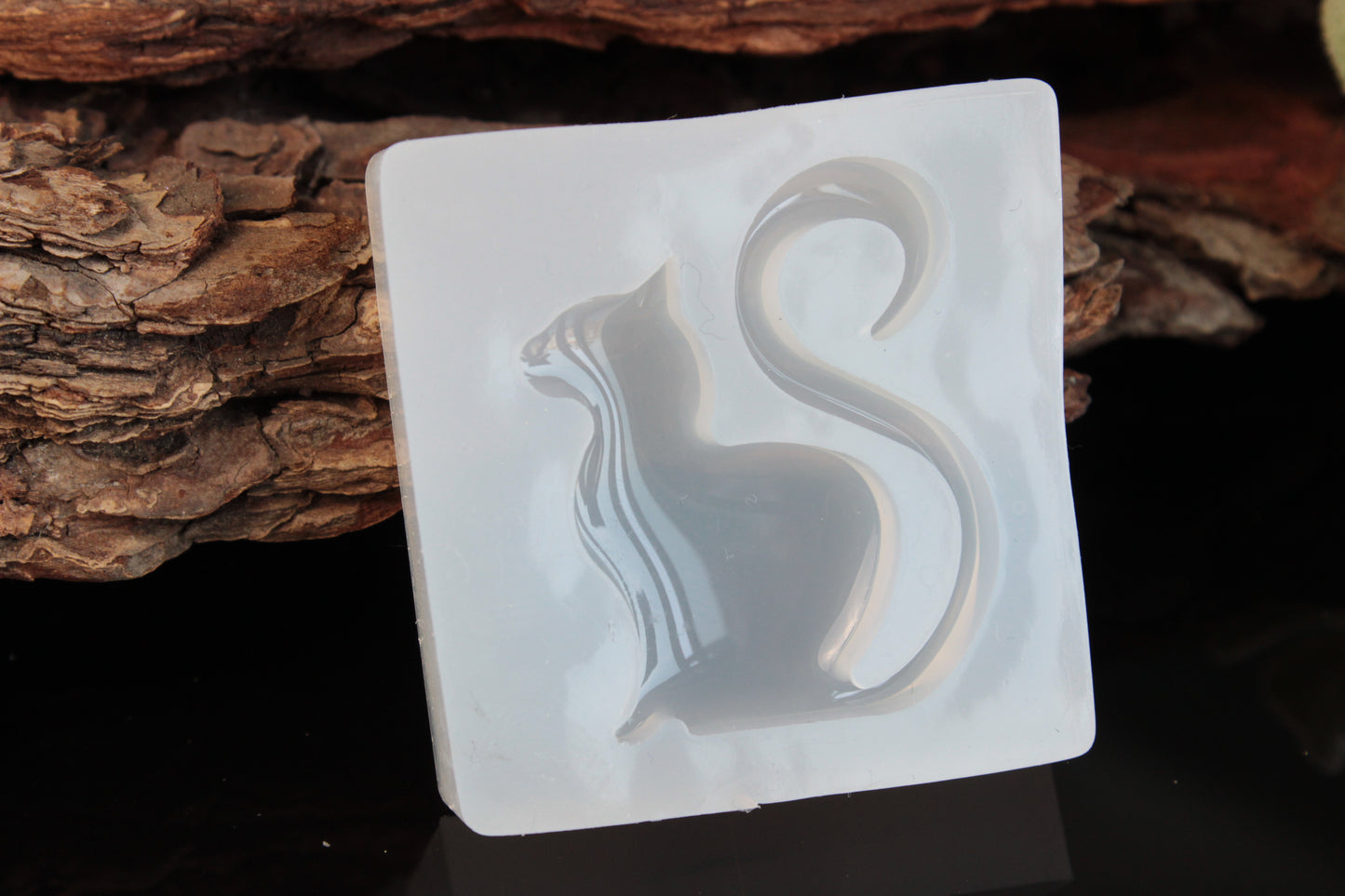 Cat Silicone Resin Mold - Design 02