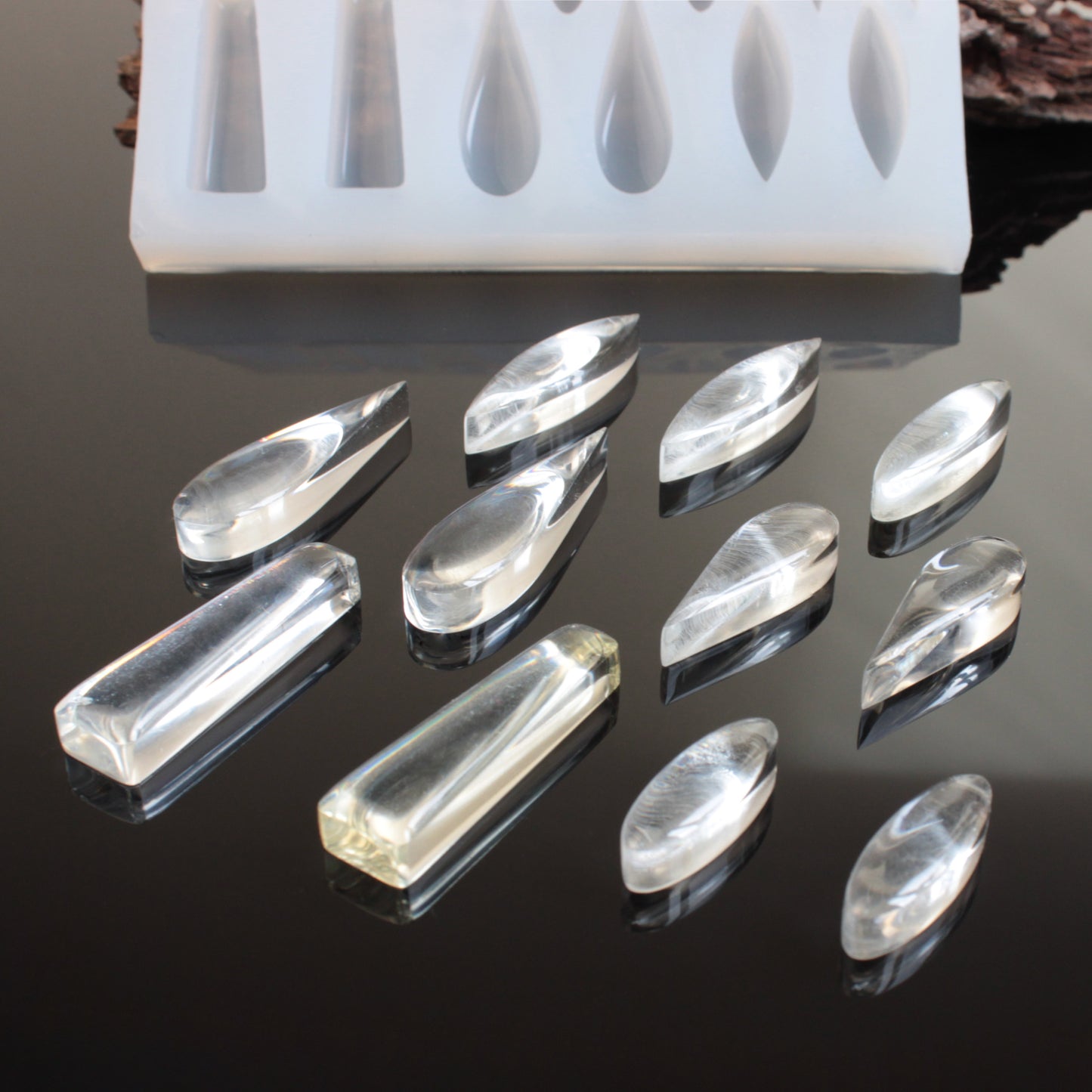 Drops Silicone Resin Mold - 16 in 1