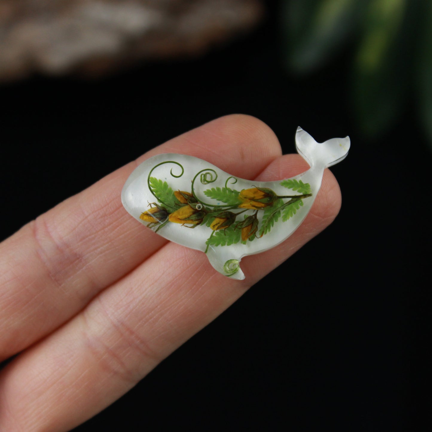 Graceful Whale Mini Resin Silicone Mold