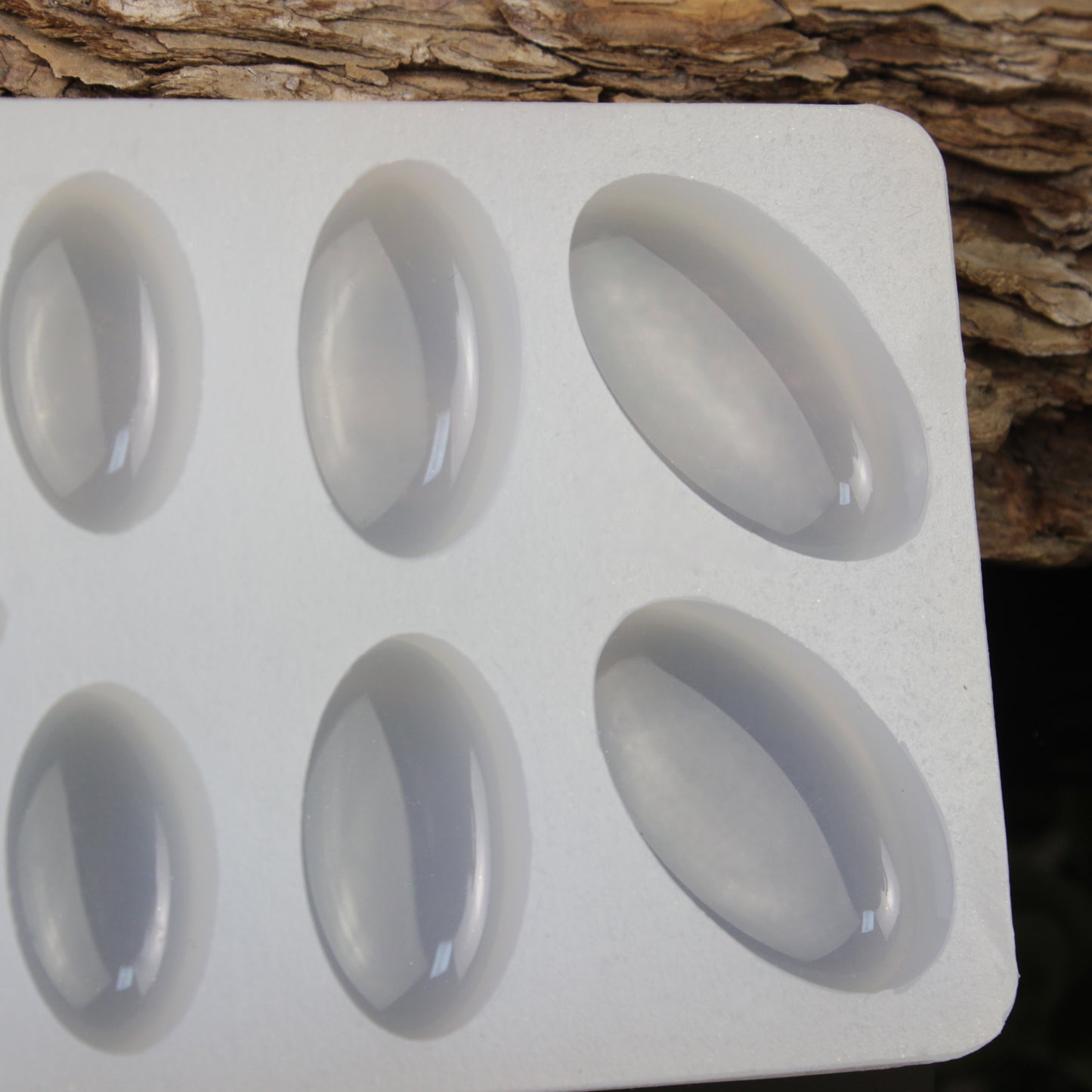 Oval Silicone Resin Mold - 12 in 1