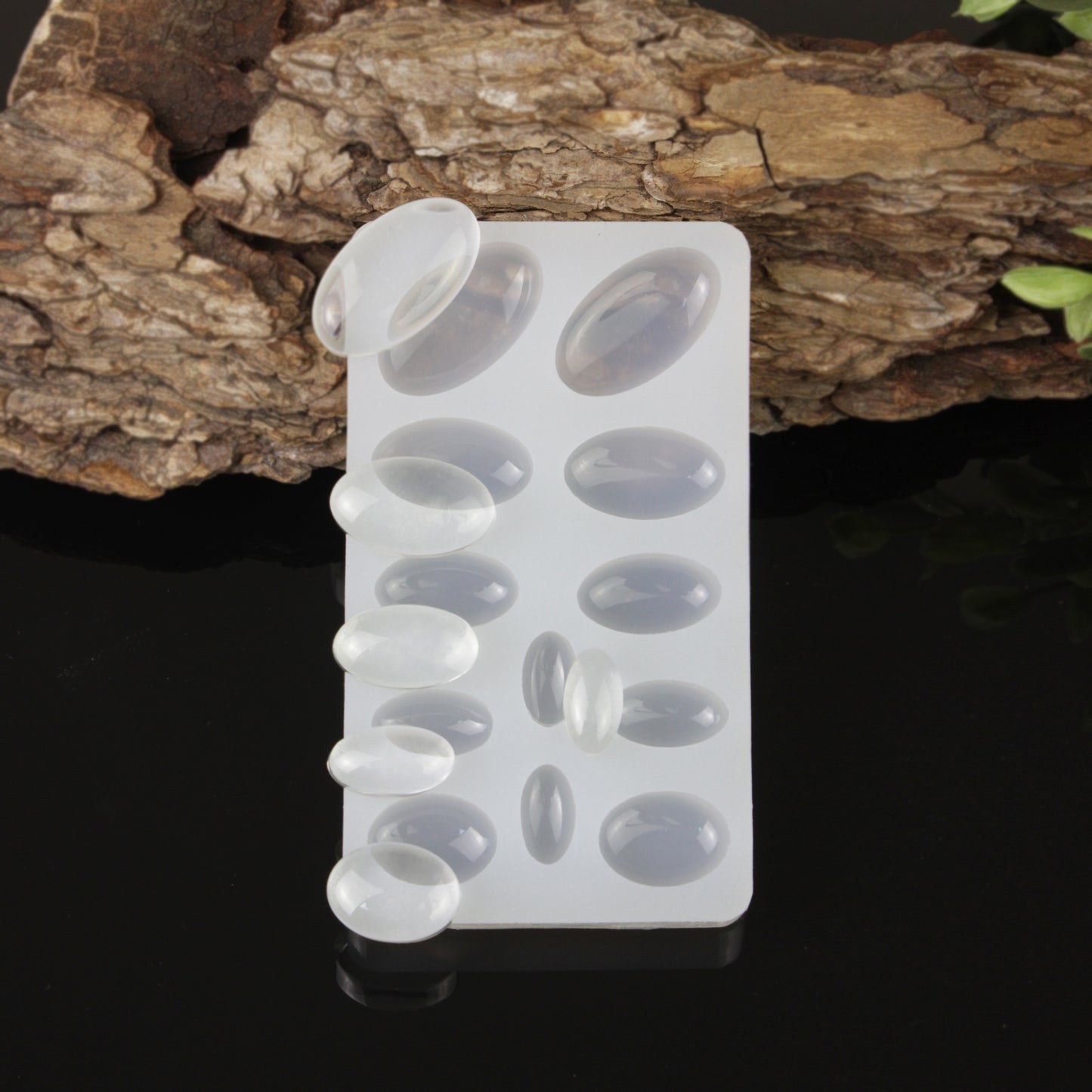 Oval Silicone Resin Mold - 12 in 1