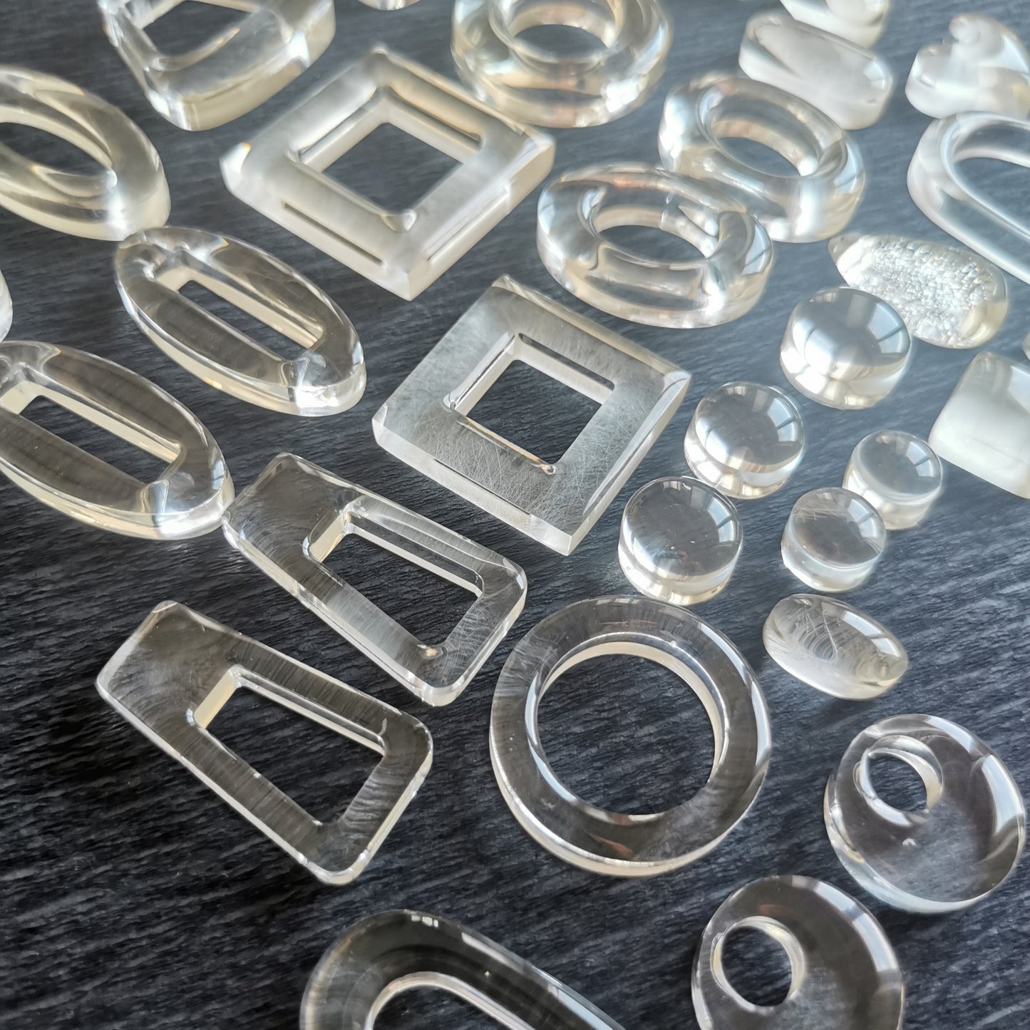 Large 34-in-1 Resin Silicone Mold For Unique Jewelry