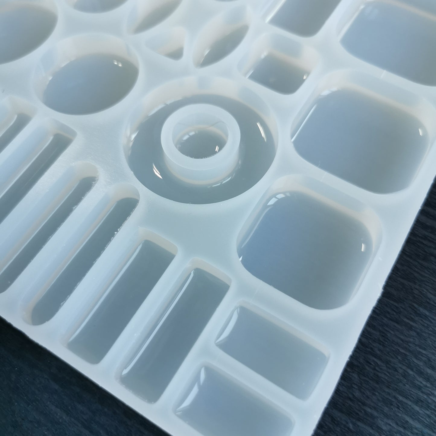 Large 27-in-1 Resin Silicone Mold For Unique Jewelry