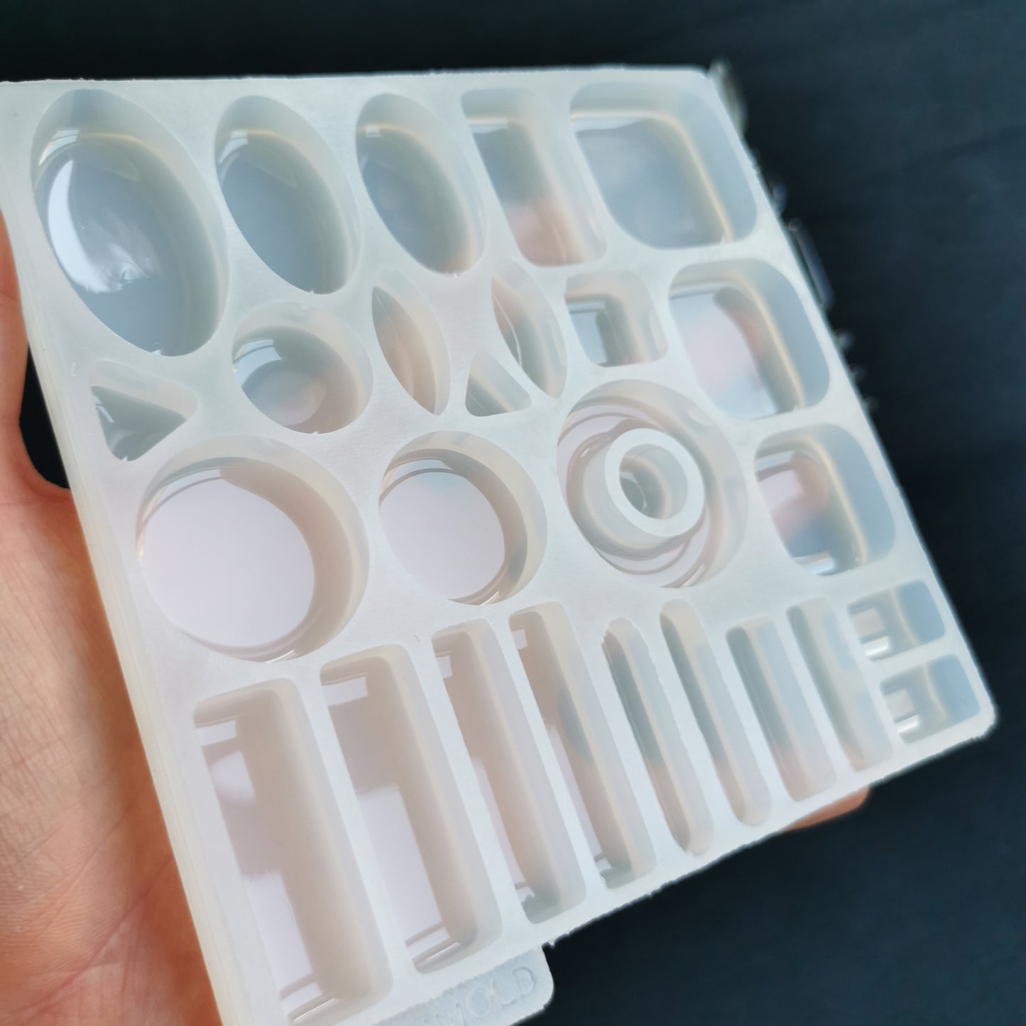 Large 27-in-1 Resin Silicone Mold For Unique Jewelry