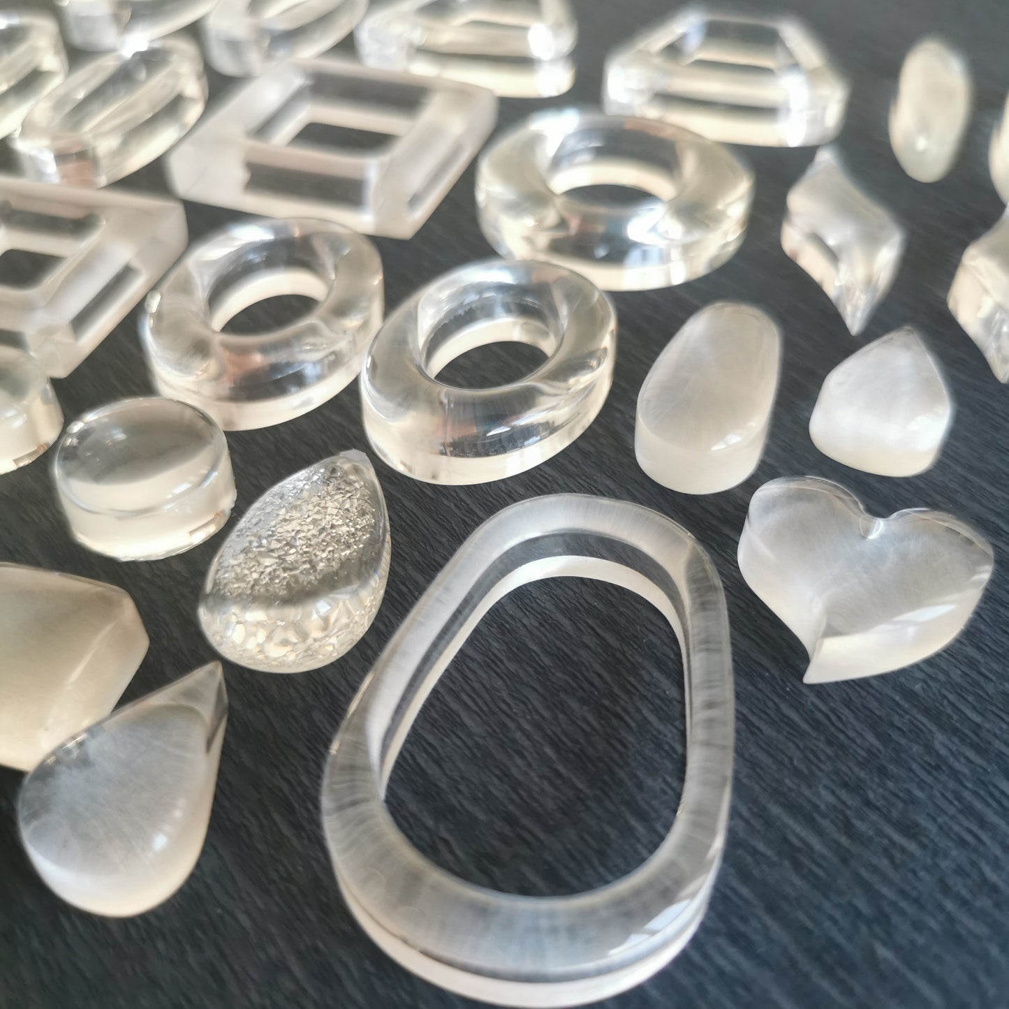 Large 34-in-1 Resin Silicone Mold For Unique Jewelry