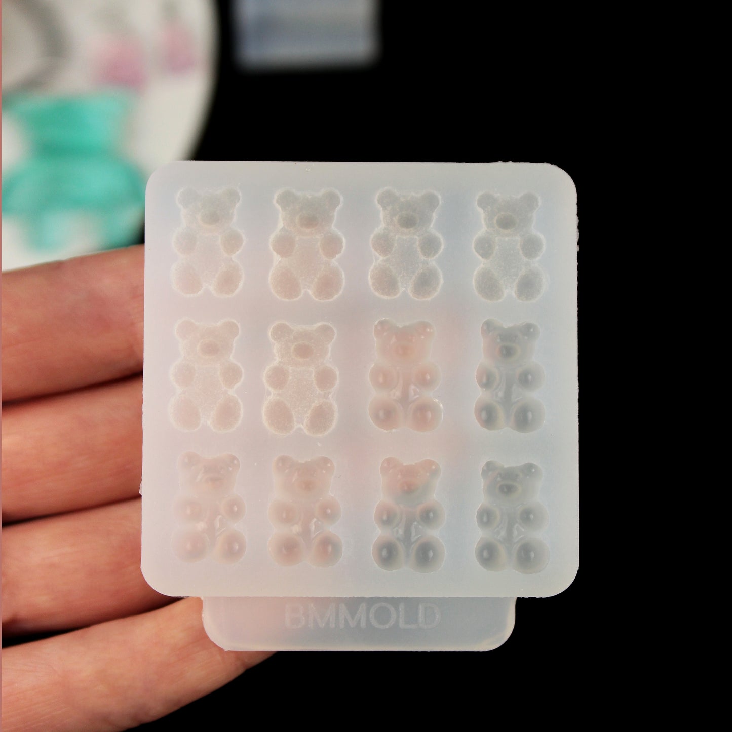 Bears Silicone Resin Mold - 12 in 1