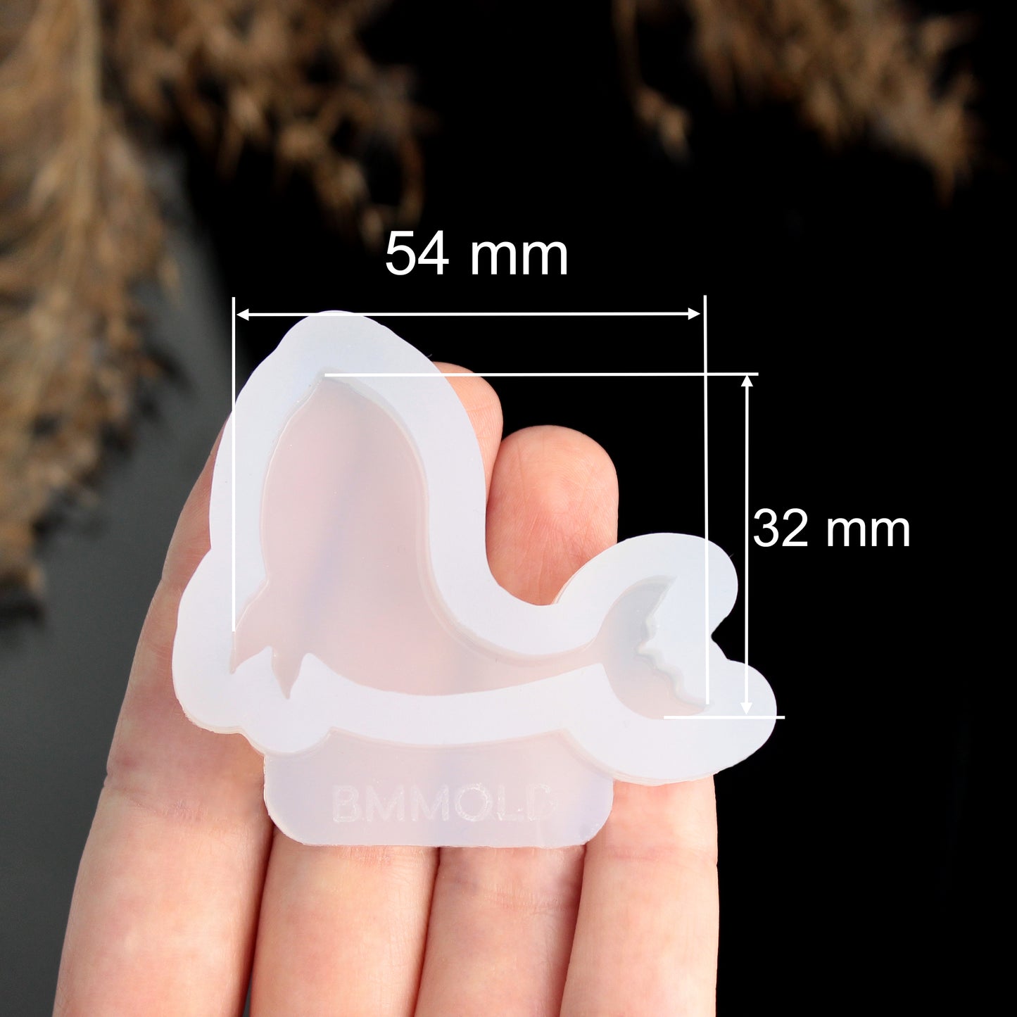 Wildlife Resin Silicone Mold Set 4in1: Hippo, Whale, Penguin, Bunny for Jewelry