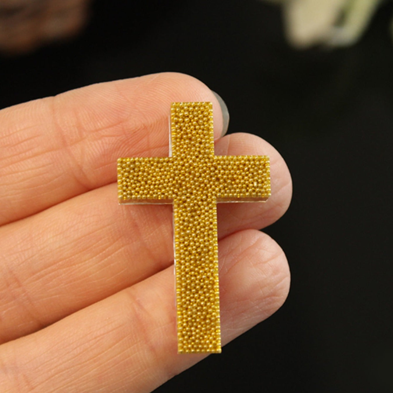 Cross Silicone Resin Mold