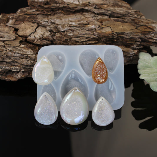Druze Silicone Resin Mold - 6in1