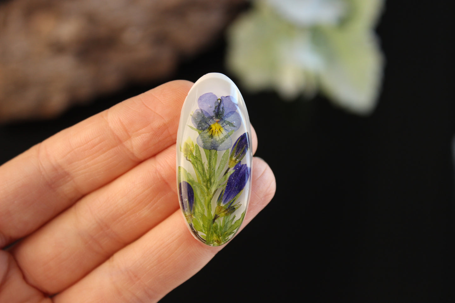 Oval Lens Silicone Resin Mold - 2in1