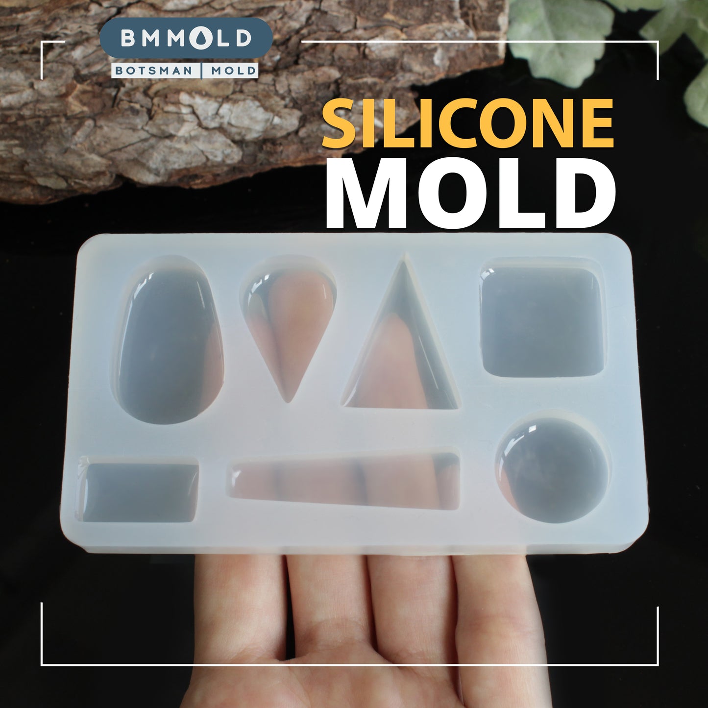 Earring Silicone Resin Mold - 7 in 1