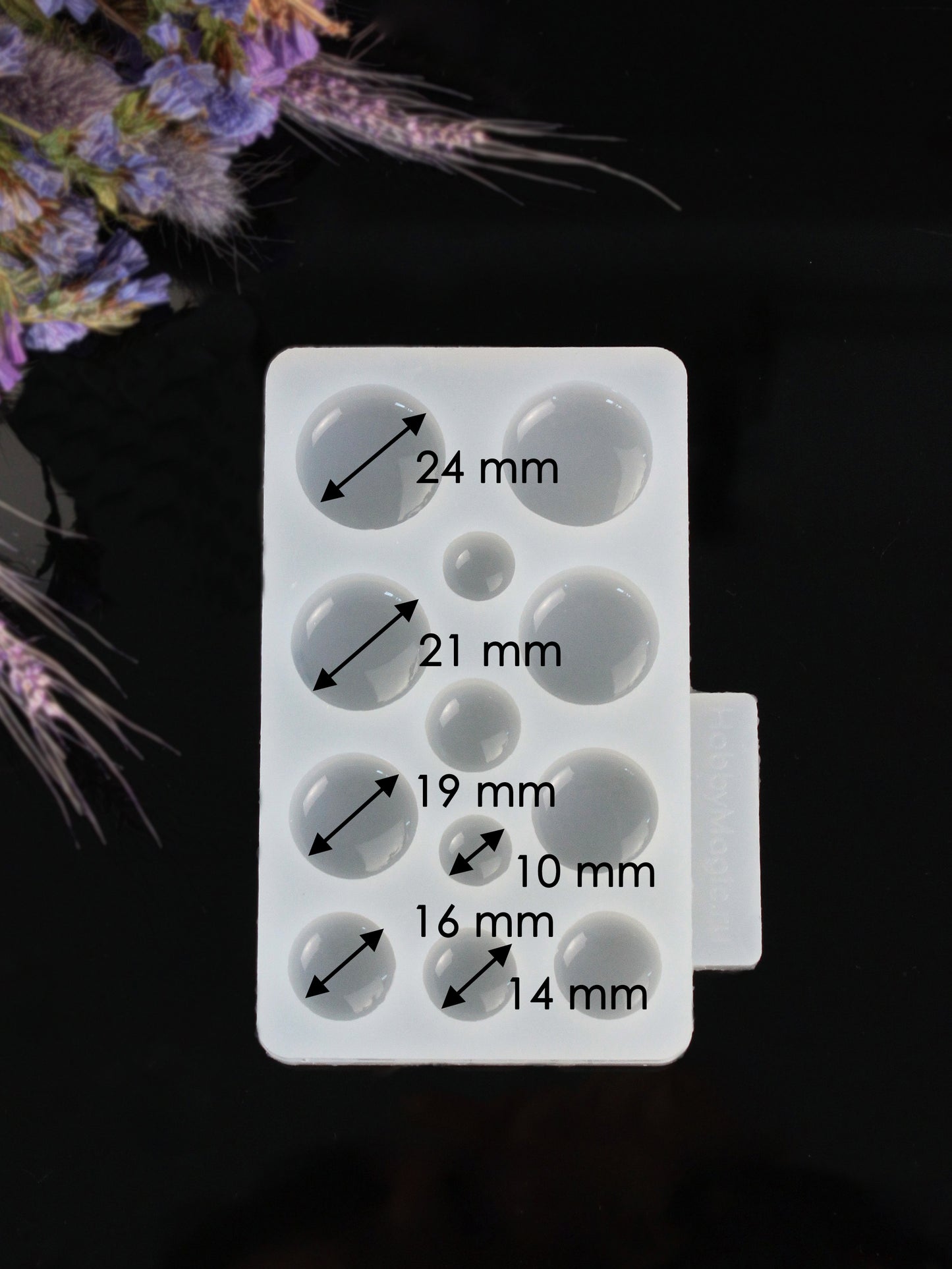Circle Silicone Resin Mold - 12 in 1