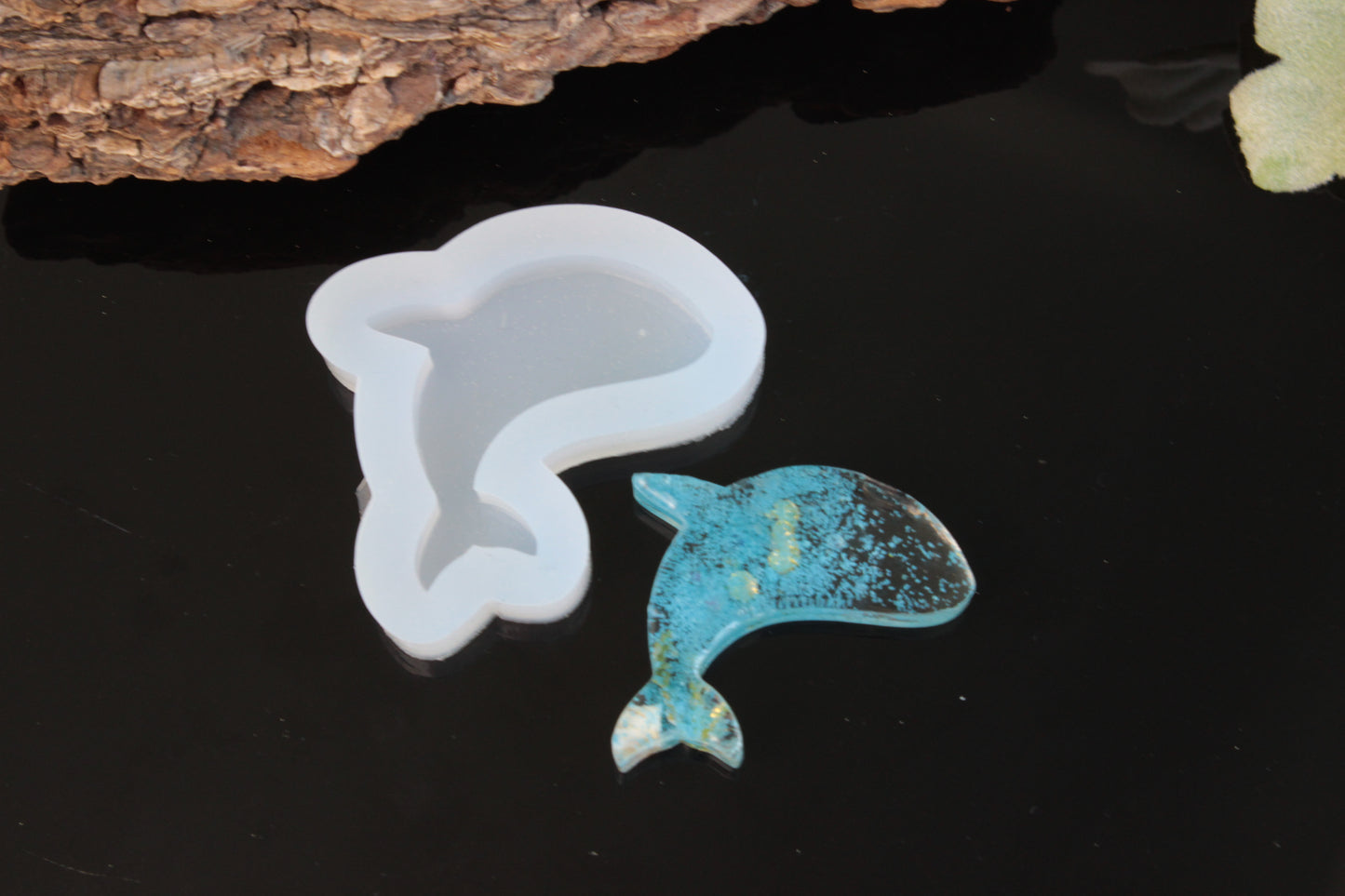 Mini Dolphin Silicone Resin Mold - 02